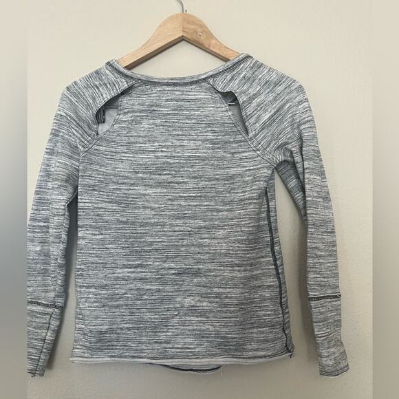 Free People Movement Gray Activewear Long Sleeve Sweater - Picture 6 of 10